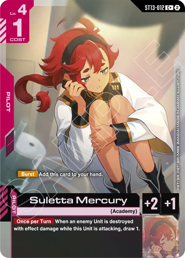 ST13-012, C, Suletta Mercury (Alternate Art)
