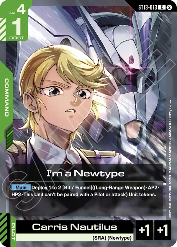 ST13-013, C, I'm a Newtype
