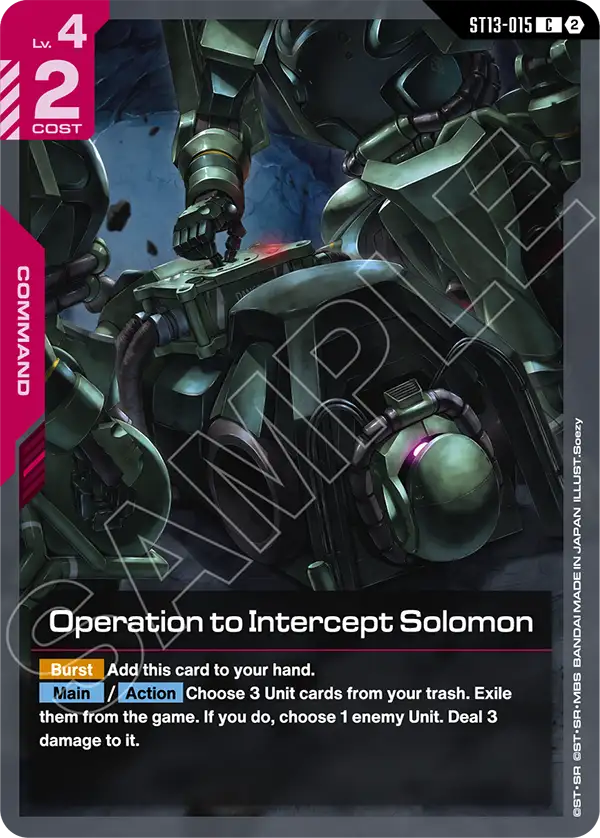ST13-015, C, Operation to Intercept Solomon