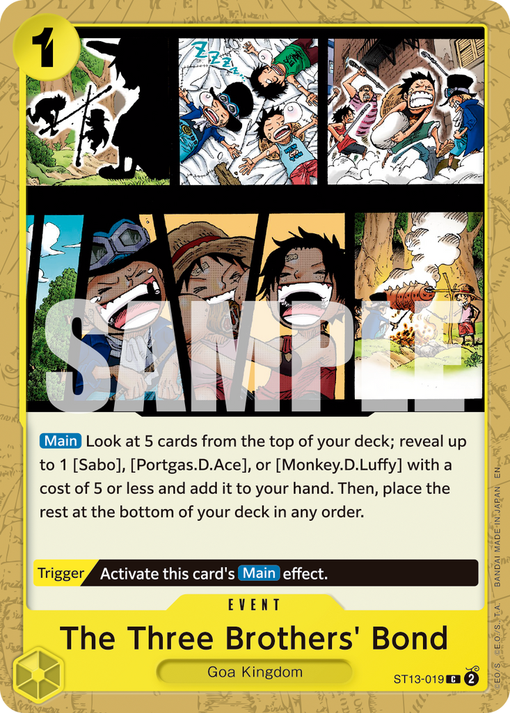 ST13-019, C, The Three Brothers' Bond (PRB02)