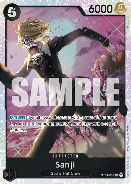 ST14-003, SR, Sanji