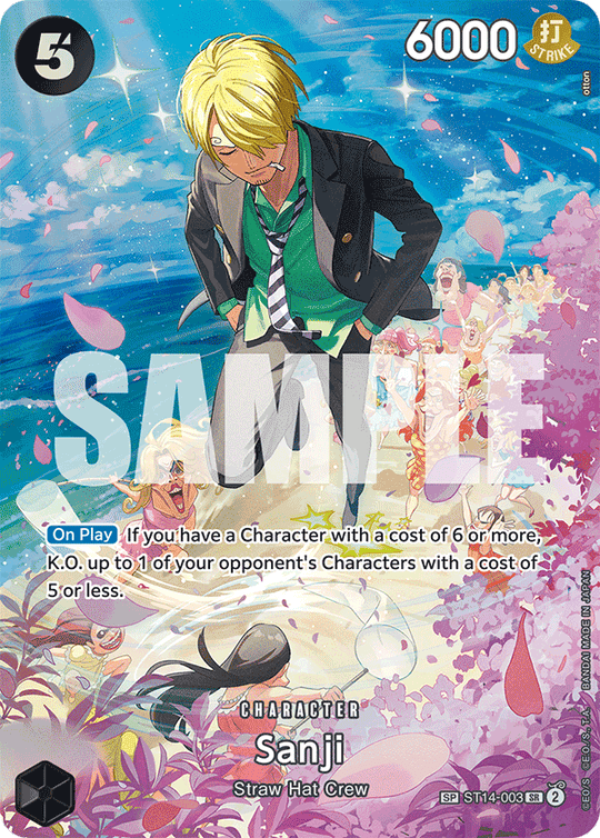 ST14-003, SR, Sanji (OP10 Special Rare)