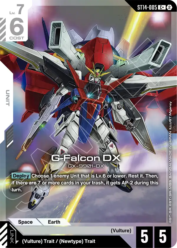 ST14-005, C, G-Falcon DX (Alternate Art)