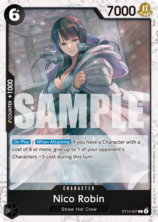 ST14-007, C, Nico Robin (PRB02 Foil)