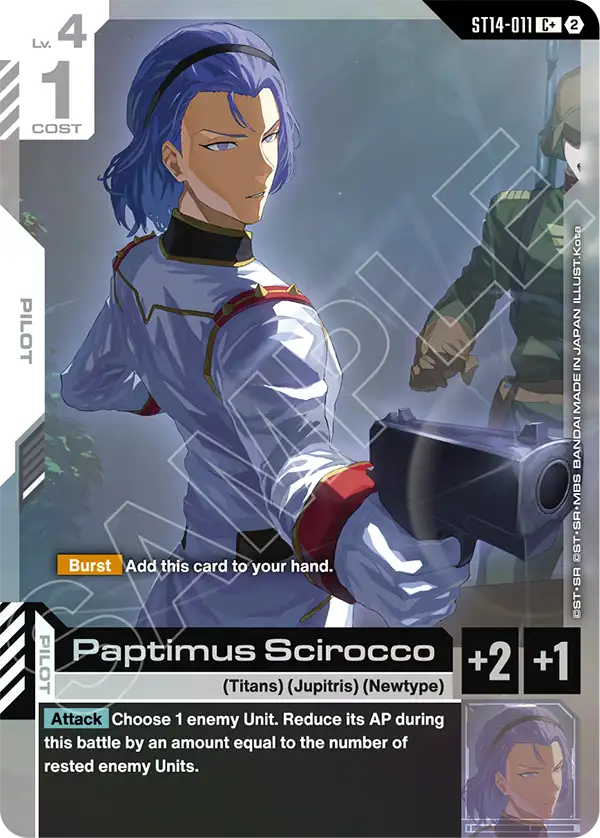 ST14-011, C, Paptimus Scirocco (Alternate Art)