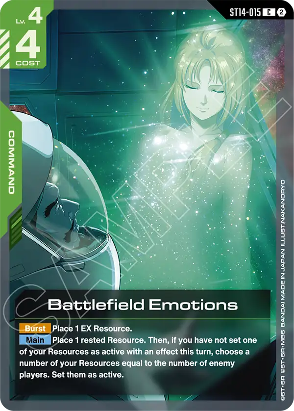ST14-015, C, Battlefield Emotions