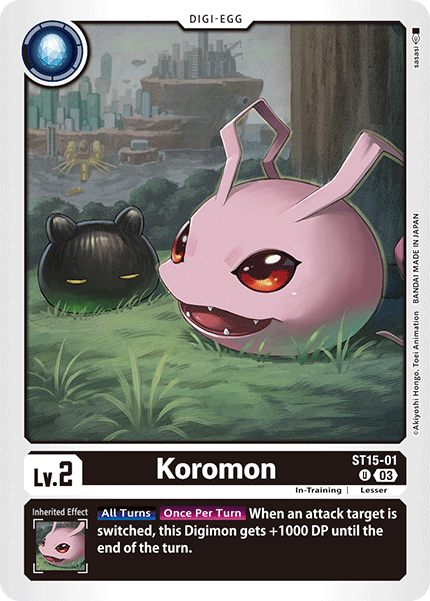 ST15-01, UC, Koromon