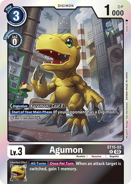 ST15-02, R, Agumon