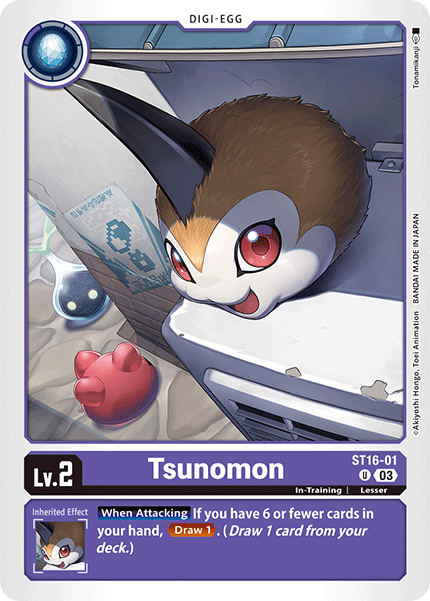 ST16-01, UC, Tsunomon