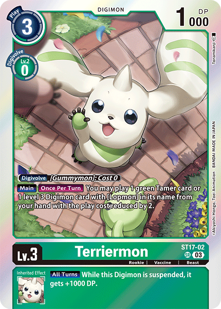 ST17-02, SR, Terriermon