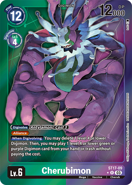 ST17-09, R, Cherubimon (Alternate Art)