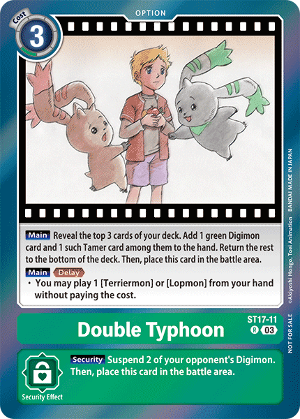 ST17-11, R, Double Typhoon (Box Topper)