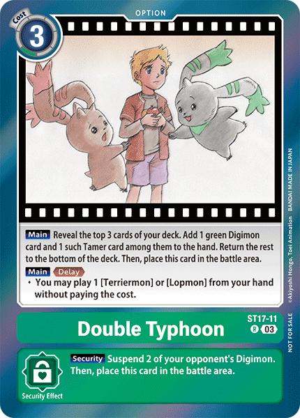 ST17-11, R, Double Typhoon (BT17 Box Topper)