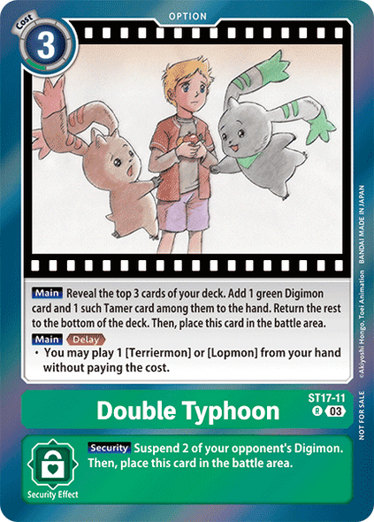 ST17-11, R, Double Typhoon (BT17 Box Topper)