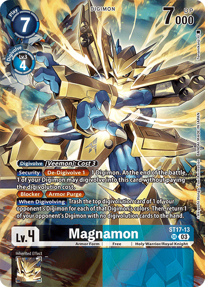 ST17-13, SR, Magnamon