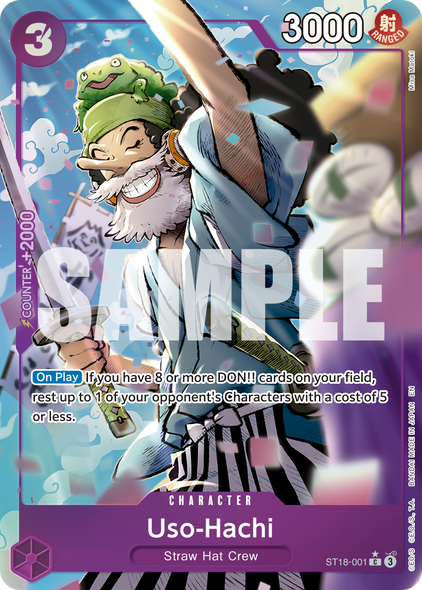 ST18-001, C, Uso-Hachi (PRB02 Alternate Art)