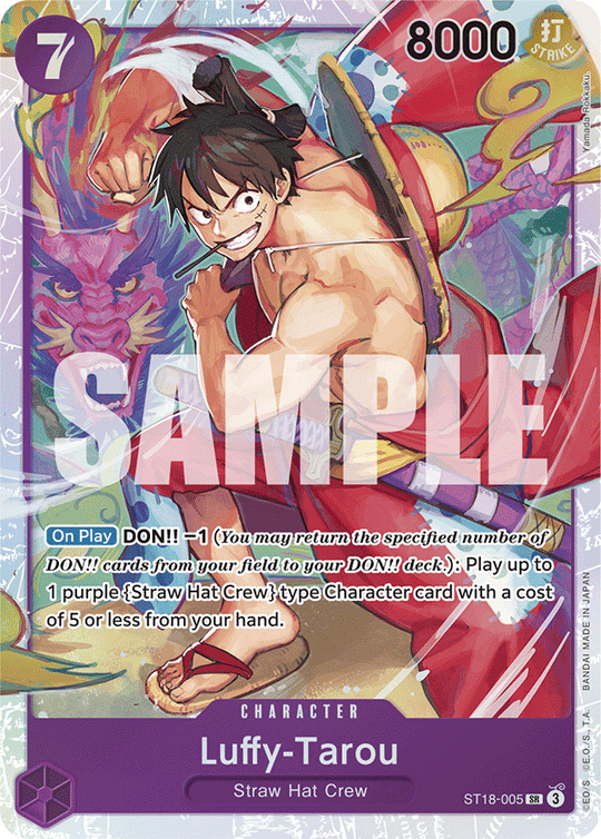 ST18-005, SR, Luffy-Tarou