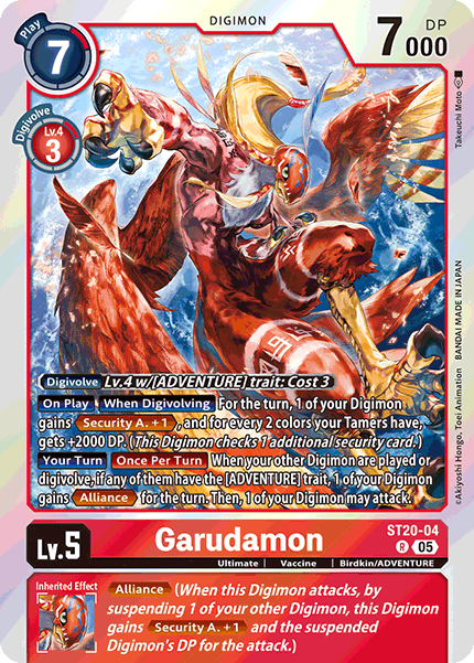 ST20-04, R, Garudamon