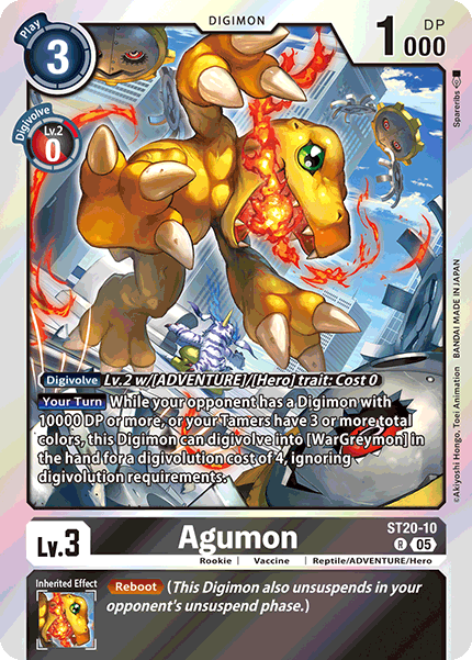 ST20-10, R, Agumon