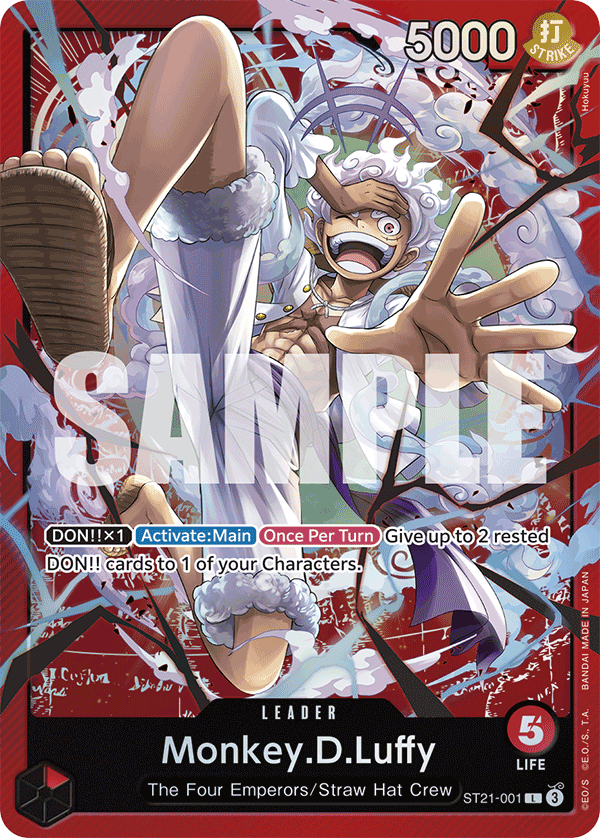 ST21-001, L, Monkey.D.Luffy