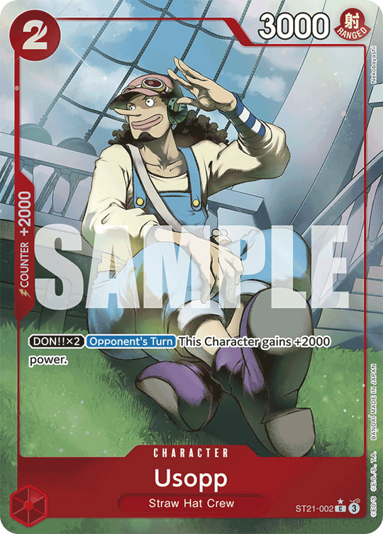 ST21-002, C, Usopp (Alternate Art)