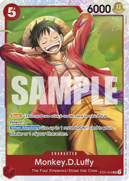ST21-014, SR, Monkey.D.Luffy