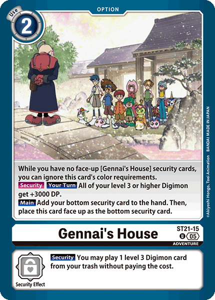ST21-15, UC, Gennai's House
