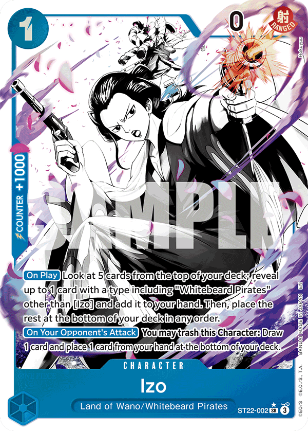 ST22-002, SR, Izo (Alternate Art)
