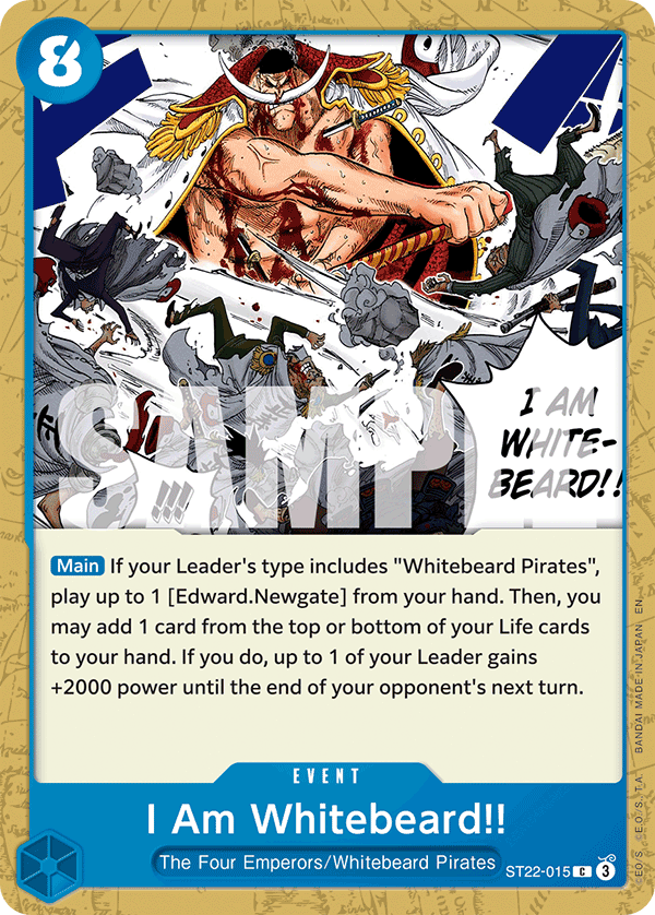 ST22-015, C, I Am Whitebeard!!