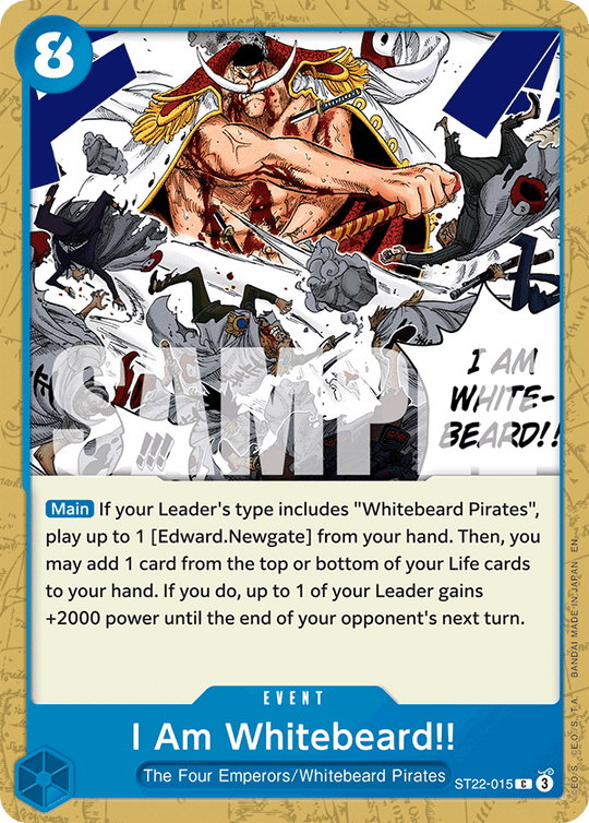 ST22-015, C, I Am Whitebeard!!