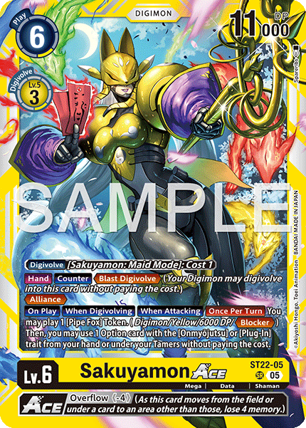 ST22-05, SR, Sakuyamon ACE