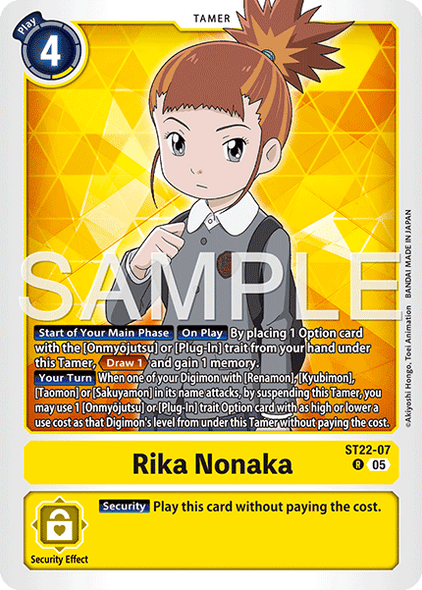 ST22-07, R, Rika Nonaka
