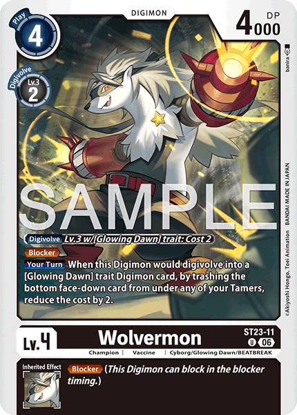 ST23-11, UC, Wolvermon
