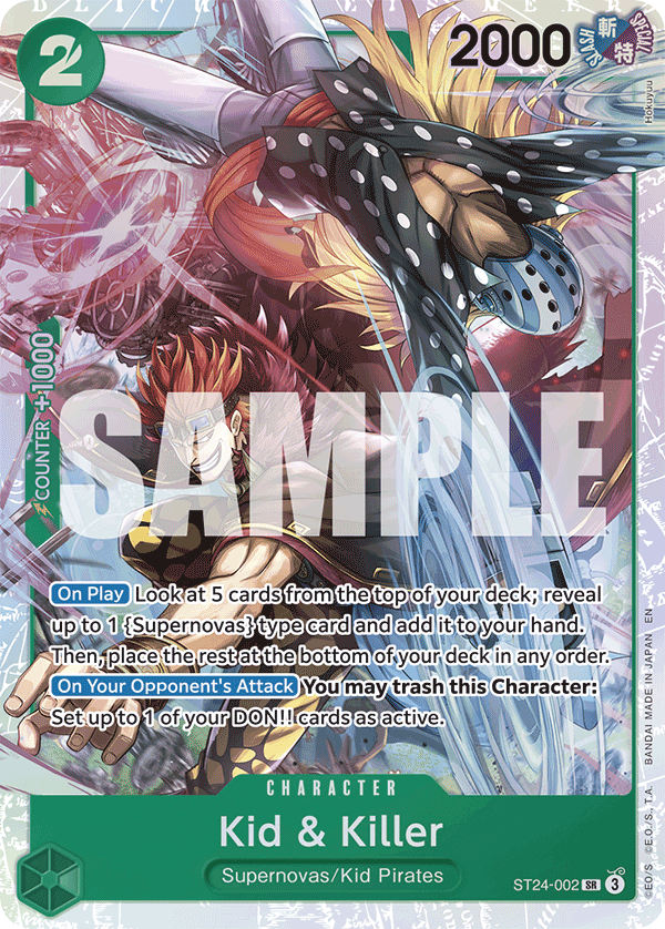 ST24-002, SR, Kid & Killer