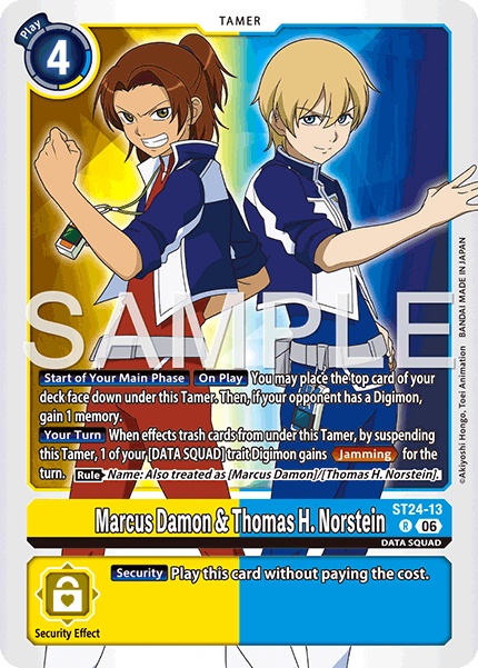 ST24-13, R, Marcus Damon & Thomas H. Norstein