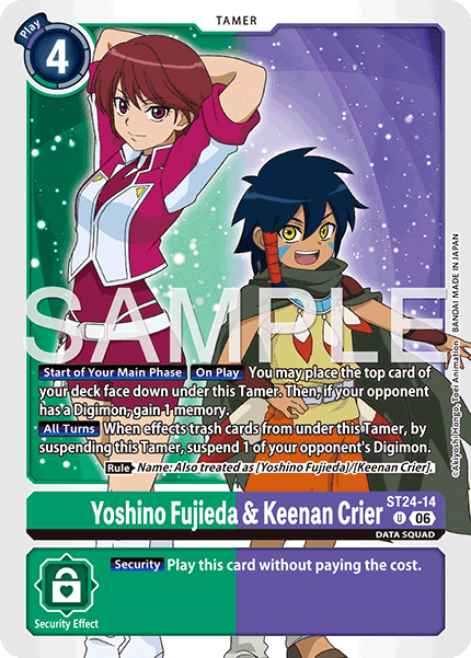 ST24-14, UC, Yoshino Fujieda & Keenan Crier