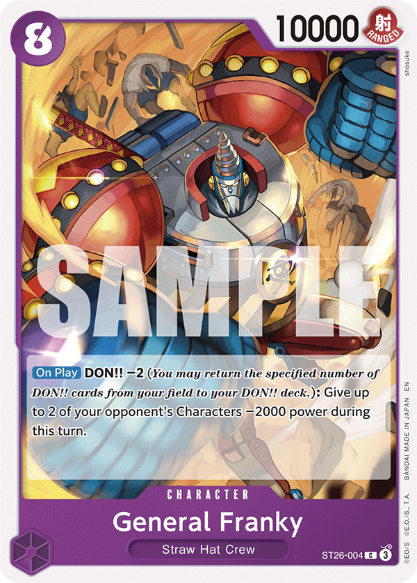 ST26-004, C, General Franky