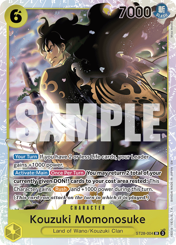 ST28-004, SR, Kouzuki Momonosuke