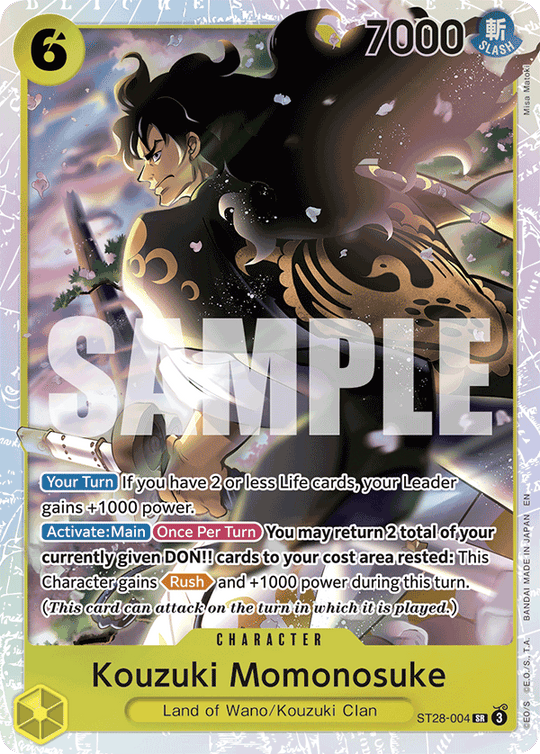 ST28-004, SR, Kouzuki Momonosuke