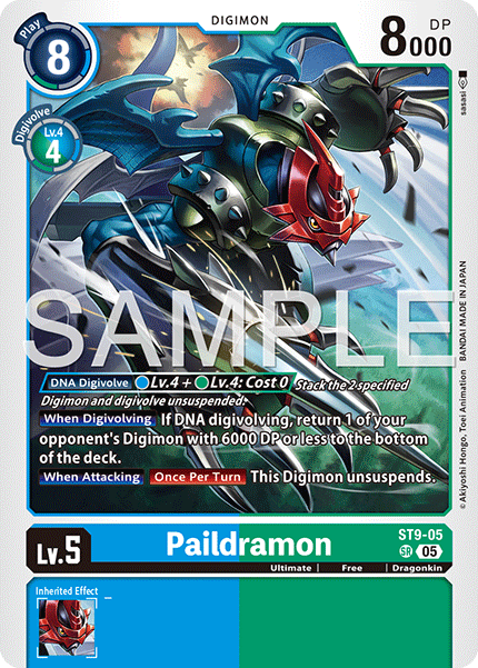ST09-05, SR, Paildramon (AD1 Reprint)