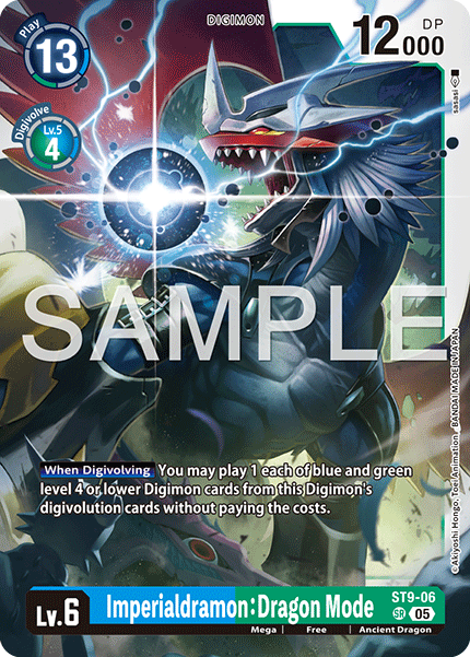 ST09-06, SR, Imperialdramon Dragon Mode (AD1 Reprint)