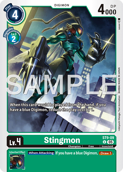ST09-09, U, Stingmon (AD1 Reprint)