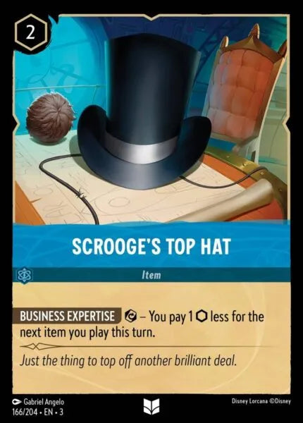 3INK-166, UC, Scrooge's Top Hat (Foil)