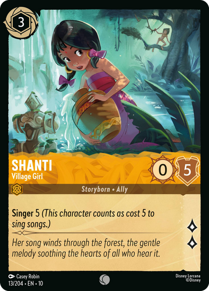10WHI-013, C, Shanti - Village Girl (Foil)