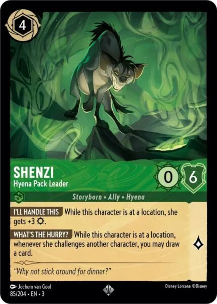 3INK-085, SR, Shenzi - Hyena Pack Leader (Foil)