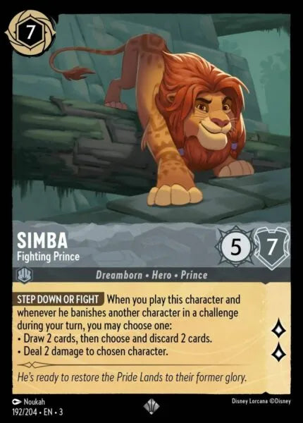 3INK-192, SR, Simba - Fighting Prince