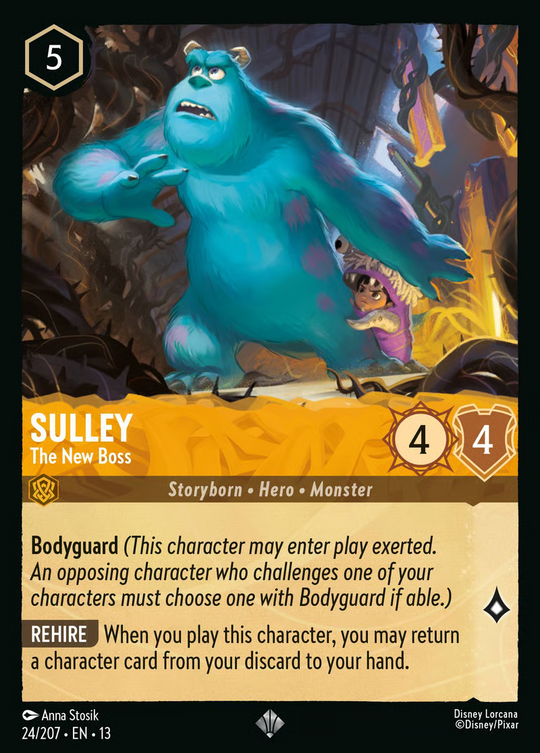 13ATK-024, SR, Sulley – The New Boss