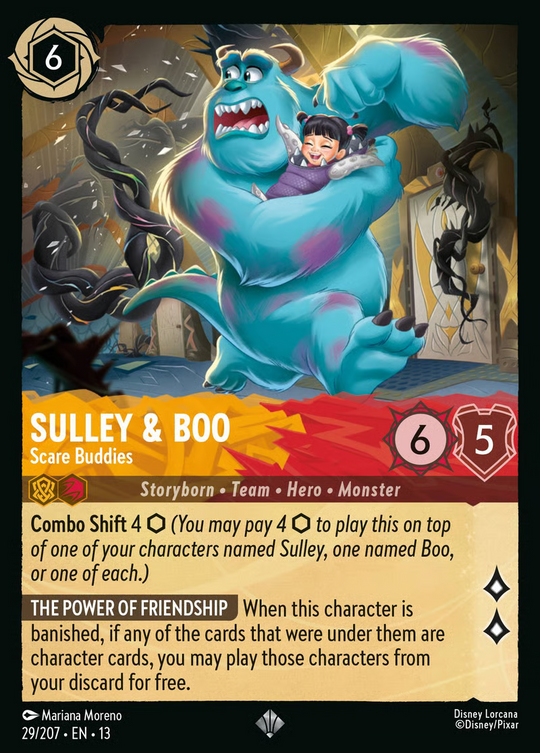 13ATK-029, SR, Sulley & Boo – Scare Buddies