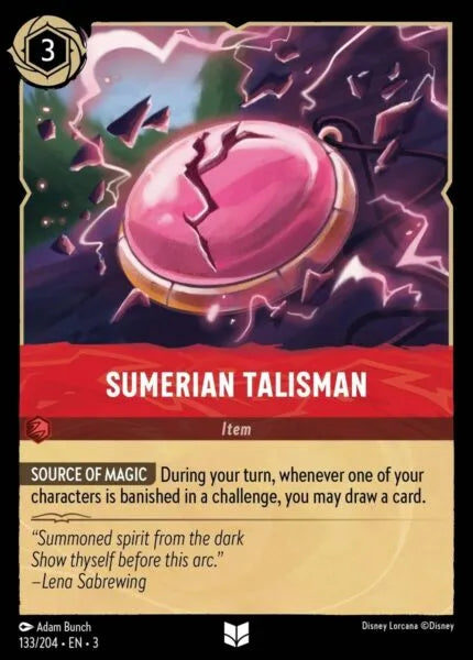 3INK-133, UC, Sumerian Talisman (Foil)