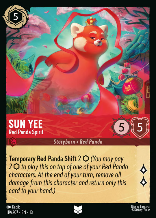 13ATK-119, UC, Sun Yee - Red Panda Spirit